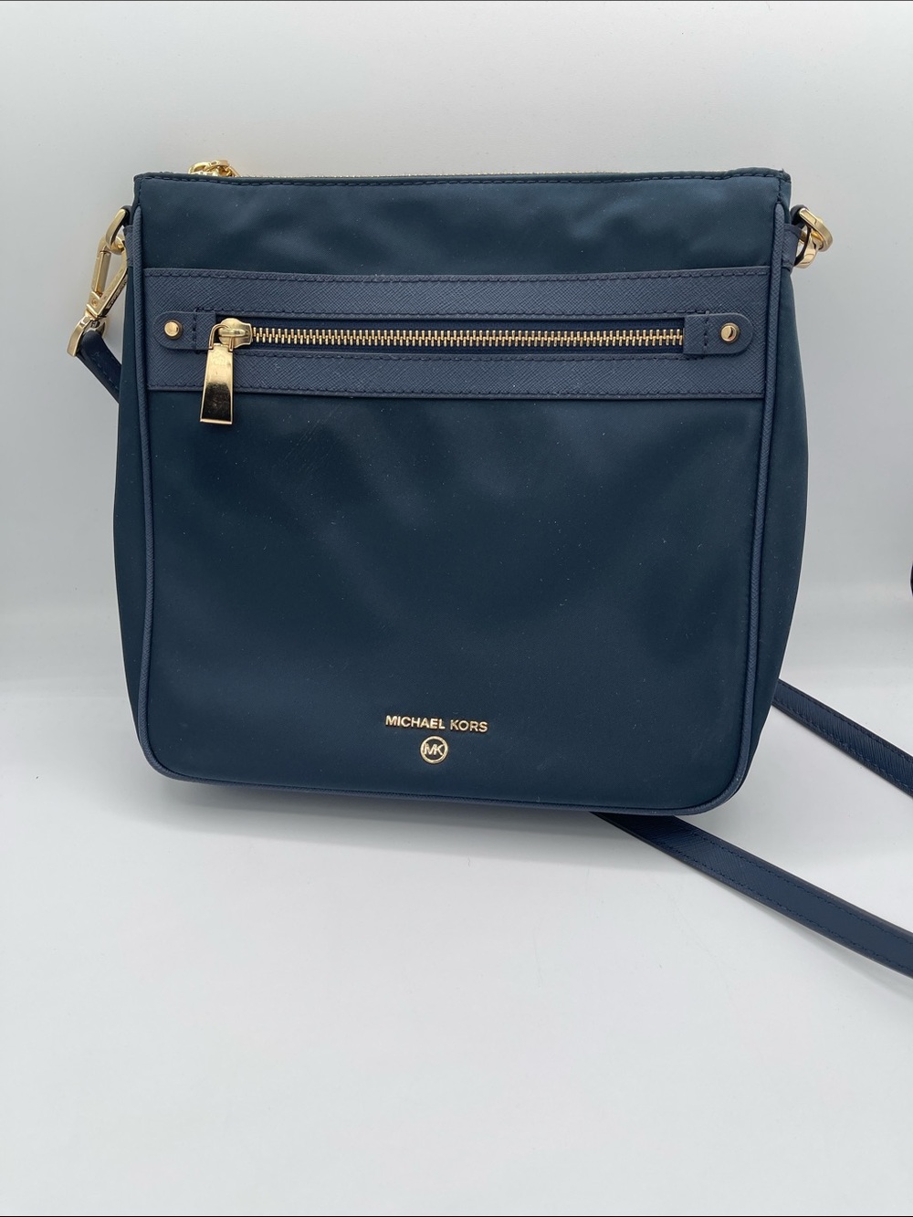 Michael Kors Jet Set Charm Large North South Nylon Logo Crossbody Bag